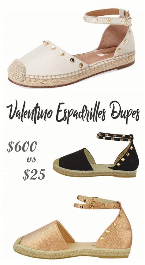 valentino rockstud espadrilles dupe